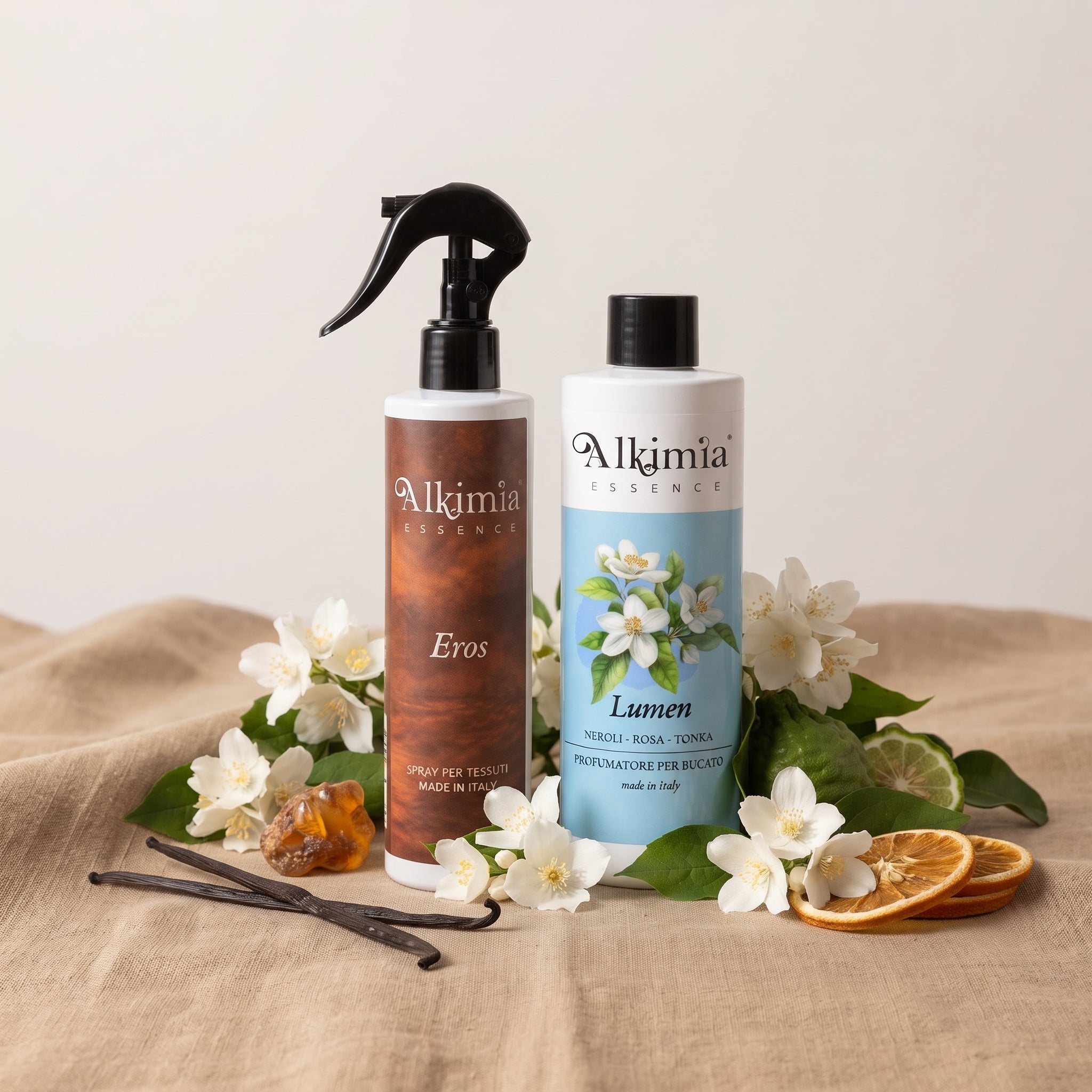 Kit Luce e Passione: Eros Spray (300 ml) + Lumen Profumatore (200 ml)